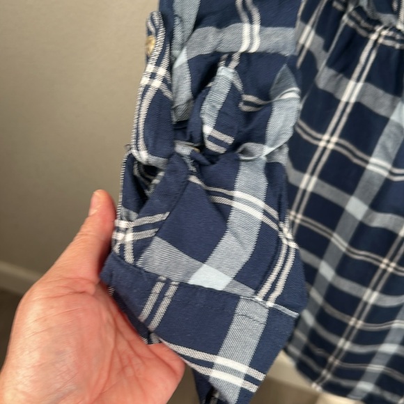 Abercrombie & Fitch Plaid Classic Preppy Button Down Mini Dress Size XS - Picture 6 of 8